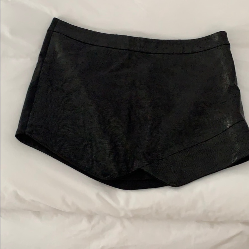Mason lambskin skirt